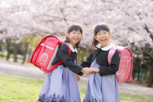 桜と姉妹